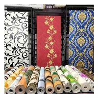 Papier peint vinyle 3D personnalisé de style moderne pour la décoration intérieure Conception imperméable pour chambre à coucher et salon