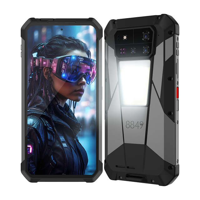 5G Rugged Smartphone With Projector 6.78Inch Android 14 12+512GB 11600mAh Amoled Display Night Vision Phone Unihertz 8849 TANK 4