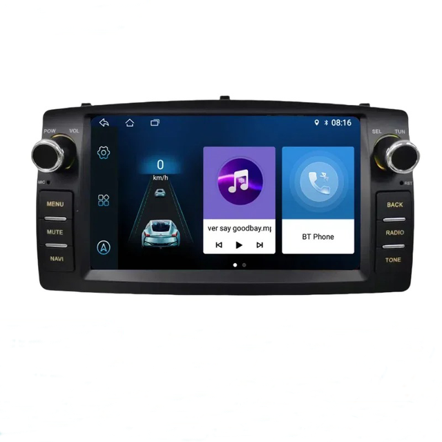 Android Car Radio for Corolla E120 2003-2006 Carplay Multimedia 7'' Player 2Din Autoaudio Head Unit Navigation Reversing Aid