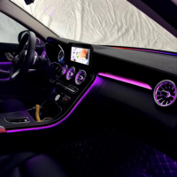 Luz Ambiental Interior LED para Automóvil Upgrade Symphomy Galaxy GLC X253, Accesorios para Mercedes Benz Clase C W205