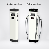 Cargador trifásico EV para el hogar, estación de carga de 22kw, cargador 32a * 2 EV, cargador Tipo 2 44kw ev