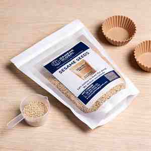 เมล็ดงาขาวธรรมชาติ ผสมผสาน คัดแยกสองครั้ง ขนาดและคุณภาพคัดแยก ปริมาณน้ำมันสูง 45-50% สำหรับทำทาฮีนีและขนมหวาน จัดเก็บแบบแห้ง - Product Image 1