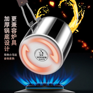 Friteuse en acier inoxydable 316 KQ 316YZG de qualité commerciale, alimentée au gaz, multifonctionnelle avec filtre pour usage domestique et commercial - Product Image 2