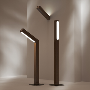 Lampe de bureau LED magnétique rechargeable en bois, pliable et flexible, avec variateur d'intensité continu pour la maison, le bureau et la chambre - Product Image 1
