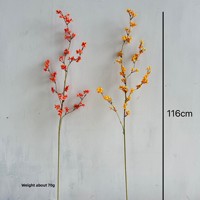 Neue chinesische Rattan-Blumen im Winterjasmin-Stil für Heimdekoration & Outdoor-Fotografie-Requisiten