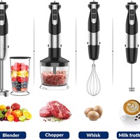 Mixeur plongeant multifonction en acier inoxydable pour bébé, petit appareil ménager, mixeur pour compléments alimentaires, presse-agrumes manuel, machine de cuisine