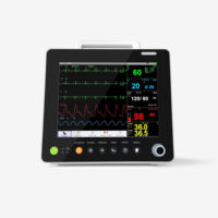 Moniteur multiparamétrique portable pour soins intensifs vétérinaires avec ECG et signes vitaux, certifié CE Classe II, à brancher, pour chiens, chats, lapins