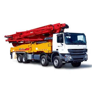 China 37m hydraulic boom truck mounted concrete pump with parts HB37A on hot sale