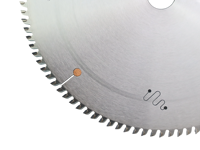 Lame de scie circulaire en carbure de tungstène TCT soudée au laser pour scie à table coulissante et découpe de profilés en aluminium