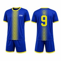 Conjunto de Uniforme de Fútbol con Franjas Chevron OEM, Sublimado, Corte Holgado, Ropa Deportiva, Uniforme de Equipo, Logotipo Personalizado