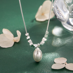 Tiny 925 Sterling Silver Heart Pendant Necklace Delicate Dainty Chain Cute Minimalist Jewelry for Women Gift - Product Image 1