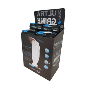 Siêu thị bán lẻ thân thiện với môi có thể gập lại sàn tròn gối các tông sóng Dump bin hiển thị - Product Image 2