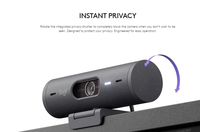Alibaba Compras en línea Logitech Brio 500 1080p HDR Webcam con modo de visualización Cámara de conferencia con micrófono Webcam al por mayor