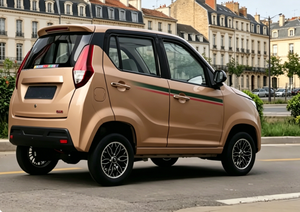 Mini Auto Eléctrico <span class=keywords><strong>de</strong></span> Cuatro Ruedas y Cuatro Asientos, <span class=keywords><strong>con</strong></span> Batería, <span class=keywords><strong>de</strong></span> Nueva Energía - Product Image 5