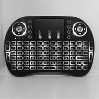 I8 Keyboard Nirkabel Mini 3 Warna 2.4G Hitam Android Usb Kotak Nirkabel Unit Gaya Baterai