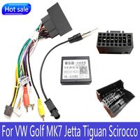 Adaptador de Cableado para Vw, Caja de Bus CAN, Conector de 16 Pines, Cable Android para Auto, para VW Golf MK7 Jetta