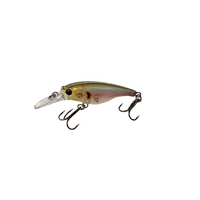 Leurre suspendu LUTAC 55MM 2.5G Minnow 12 #   Hameçon triple à yeux 3D, lèvre haute, en plastique ABS, pour lancer longue distance