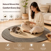 Tapis de couchage pour chat en coton nordique tissé, durable, résistant aux griffures, respirant et chaud