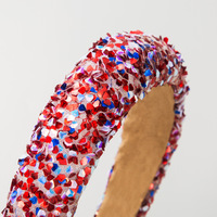 Mode Europe Amérique Femmes Accessoires Personnalisé Luxe Strass Coloré Sequin Bandeau