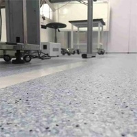 Revêtement de sol en PVC vinyle plastique imperméable antidérapant résistant à l'usure 2 mm 3 mm pour les couloirs des hôpitaux