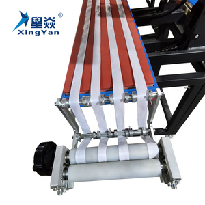 Placas de calentamiento dobles industriales de fábrica Xingyan 25*100 Cordón de transferencia de gran formato máquina de prensa de calor plancha <span class=keywords><strong>subli</strong></span> macion - Product Image 4