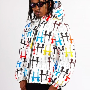 Custom Winter Warm Streetwear Puffer <b>Zip</b> <b>up</b> <b>Jacket</b> With Removable Hood High Quality Bubble Down Custom Puffer <b>Jackets</b> Men - Product Image 1