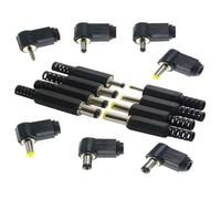5.5x2.1/2.5mm DC Male Jack Power Plug Adapter 2.5x0.7mm 3.5x1.1/1.3 4.0/4.8x1.7mm 6.3* 3.0mm Male Jack Socket Audio Connector