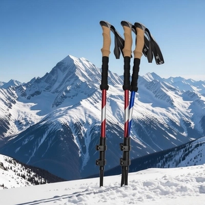 Bâtons de <span class=keywords><strong>marche</strong></span> télescopiques multifonctionnels légers en fibre de carbone pour <span class=keywords><strong>la</strong></span> <span class=keywords><strong>marche</strong></span> nordique et le trekking, faible MOQ, livraison <span class=keywords><strong>rapide</strong></span> - Product Image 2