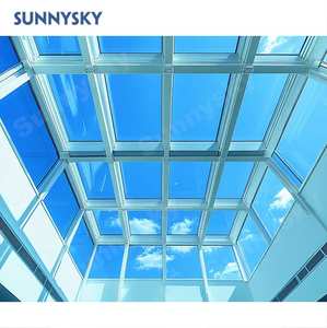 Sunnysky AAMA Villa moderne Fenêtre <span class=keywords><strong>de</strong></span> <span class=keywords><strong>toit</strong></span> en lucarne sur mesure Fenêtre ouverte coulissante à <span class=keywords><strong>toit</strong></span> plat en aluminium à <span class=keywords><strong>triple</strong></span> <span class=keywords><strong>vitrage</strong></span> - Product Image 1