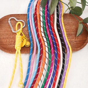 Memory Colorful Polyester Rope 5mm 5m Pack <b>Braided</b> Craft Keychain Decorations For DIY Ornaments Pendants Bags <b>Accessories</b> - Product Image 1