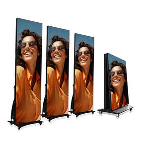 Portable Digital <b>LED</b> Poster Foldable Indoor <b>LED</b> <b>Display</b> 1920X640mm WIFI USB Controlled Standing Poster Screen - Product Image 1