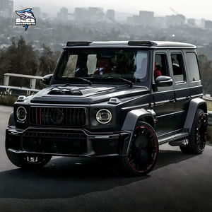 Para <span class=keywords><strong>Mercedes</strong></span> W465 G500 <span class=keywords><strong>G63</strong></span> Kit de cuerpo de fibra de carbono W465 G500 <span class=keywords><strong>G63</strong></span> actualización estilo superior fibra de carbono difusor de labio delantero Spoiler Hood - Product Image 1