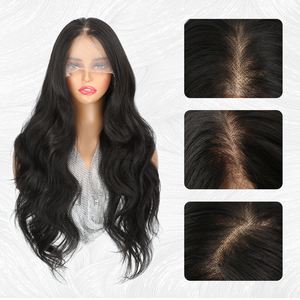 Peluca frontal de encaje HD 13x6, súper ondulada, larga, brasileña, con encaje transparente, densidad del 180%, de 14 a 30 pulgadas - Product Image 5