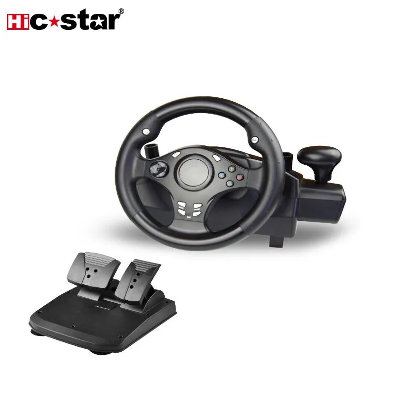 Car Game Controller Gamepad steering wheel Simulator 270 degree racing steering wheel for video game