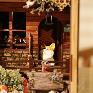 Modello 3D in Legno da Assemblare di Casa di Campagna, Decorazione, Regalo Creativo, Giocattolo Fai-da-Te, Puzzle in Miniatura - Product Image 3