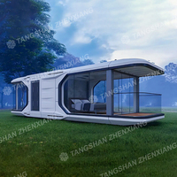 Offre Spéciale capsule spatiale mobile préfabriquée modulaire de luxe petite capsule maison d'habitation bureau et chambre à coucher