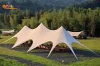 Grand chapiteau extensible imperméable pour l'extérieur, tente extensible pour les fêtes et les activités de mariage