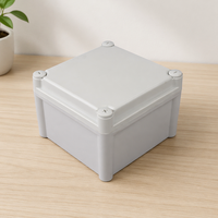 Boîtier de jonction étanche IP54 en ABS 130x190x190mm, boîtier pour instruments électroniques, boîtier de distribution électrique extérieur
