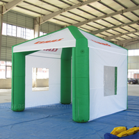Tente publicitaire gonflable personnalisée, stand gonflable portable pour salon professionnel, promotion d'événements en plein air