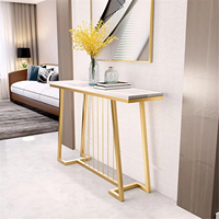 Console moderne en marbre, meuble d'entrée, meuble de couloir, socle, base, décoration de salon, villa