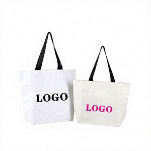 Cheap Price Custom Logo Eco Wholesale White Pure Design Reusable Laminated Shopping Tote PP Woven Bag - Product Image 4