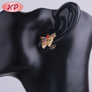 مجوهرات الأفريقية الجديدة أحدث فراشة الذهب والمجوهرات مجموعات النساء - Product Image 2