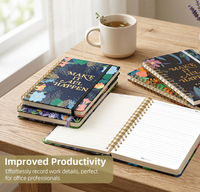 Nuevo Producto con Alto Valor Estético y Tapa Dura, Libreta Personalizable con Logotipo A5, con Correa y Espiral, para Oficina y Uso Diario