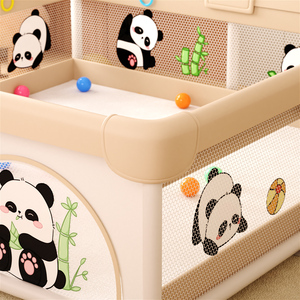 Corralito Portátil Grande, Suave y Transpirable de Malla <span class=keywords><strong>para</strong></span> Bebés y Niños Pequeños - Product Image 4