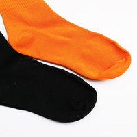 Haute qualité vente chaude mode confortable printemps course 100% coton chaussettes coton cuisse haute chaussettes