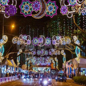 Guirlandes lumineuses LED pour arbres de Noël, décoration de rue pour les avées commerciales, les centres-villes et les rues festives - Product Image 3