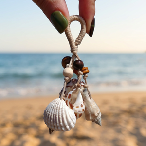 Wholesale Natural <b>Shell</b> Wind Chime Handmade Seashell Pendant Rope Hanging <b>Ornament</b> for Travel Home Decor Gift Coastal Decoration - Product Image 2