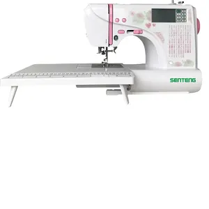 Home Computer Sewing Machine 4mm Max. Sewing Thickness Carton Box 0-850rpm SENTENG 6.5kg 1set Pink Blue Green