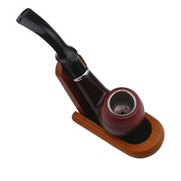 Pipes à tabac en bakélite en gros, pipes à fumer en résine plastique synthétique, design à surface craquelée, pipe Sherlock