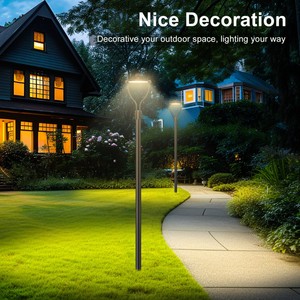 150W <b>LED</b> Post Top Light ETL DLC Fixture with Photocell 22500LM Outdoor Commercial Area Lighting Power Adjustable IP65 - Product Image 5